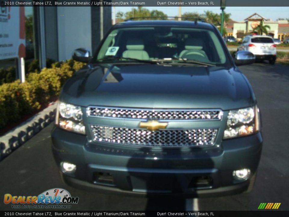 2010 Chevrolet Tahoe LTZ Blue Granite Metallic / Light Titanium/Dark Titanium Photo #2