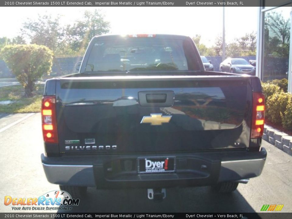 2010 Chevrolet Silverado 1500 LT Extended Cab Imperial Blue Metallic / Light Titanium/Ebony Photo #5