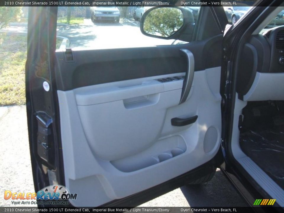 2010 Chevrolet Silverado 1500 LT Extended Cab Imperial Blue Metallic / Light Titanium/Ebony Photo #7