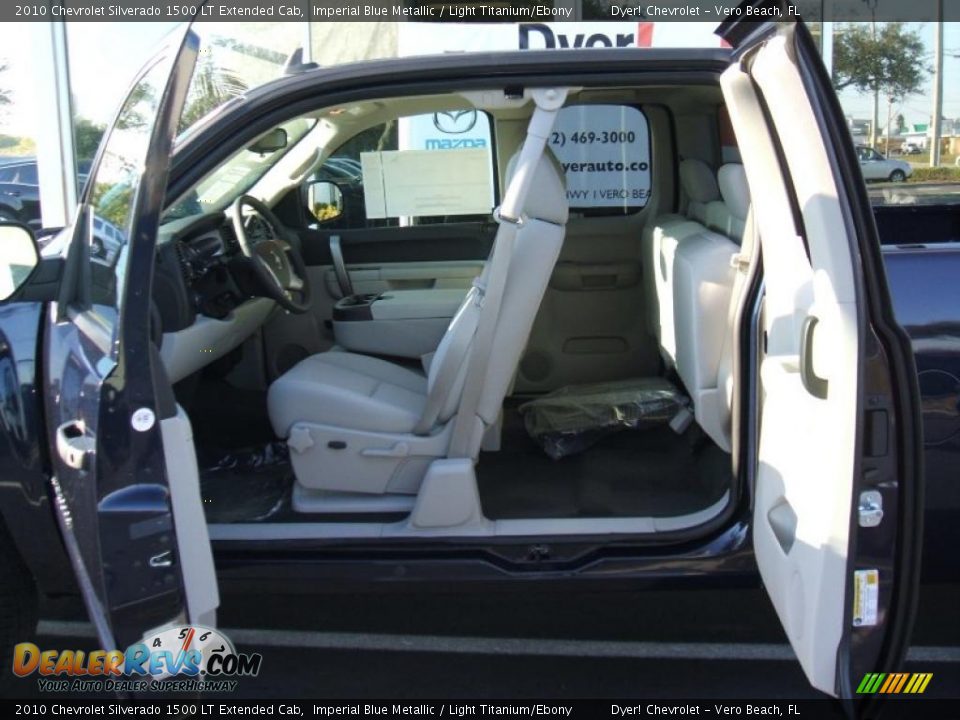 2010 Chevrolet Silverado 1500 LT Extended Cab Imperial Blue Metallic / Light Titanium/Ebony Photo #8