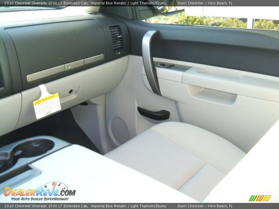 2010 Chevrolet Silverado 1500 LT Extended Cab Imperial Blue Metallic / Light Titanium/Ebony Photo #10