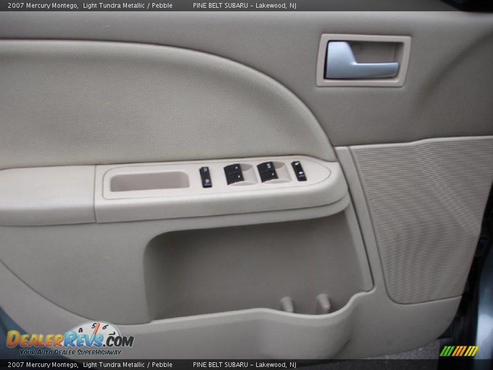 2007 Mercury Montego Light Tundra Metallic / Pebble Photo #10