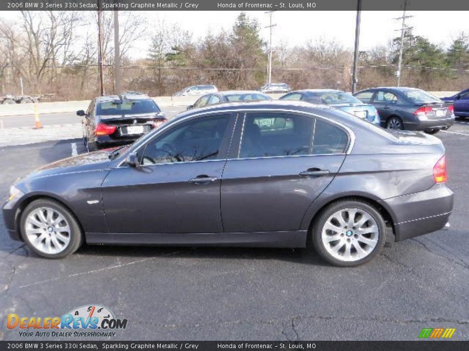 2006 BMW 3 Series 330i Sedan Sparkling Graphite Metallic / Grey Photo #1