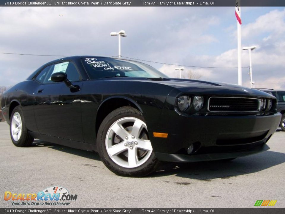 2010 Dodge Challenger SE Brilliant Black Crystal Pearl / Dark Slate Gray Photo #1