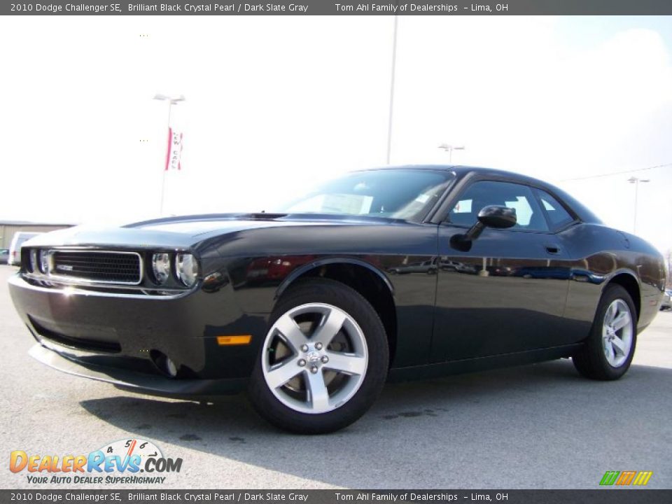 2010 Dodge Challenger SE Brilliant Black Crystal Pearl / Dark Slate Gray Photo #6