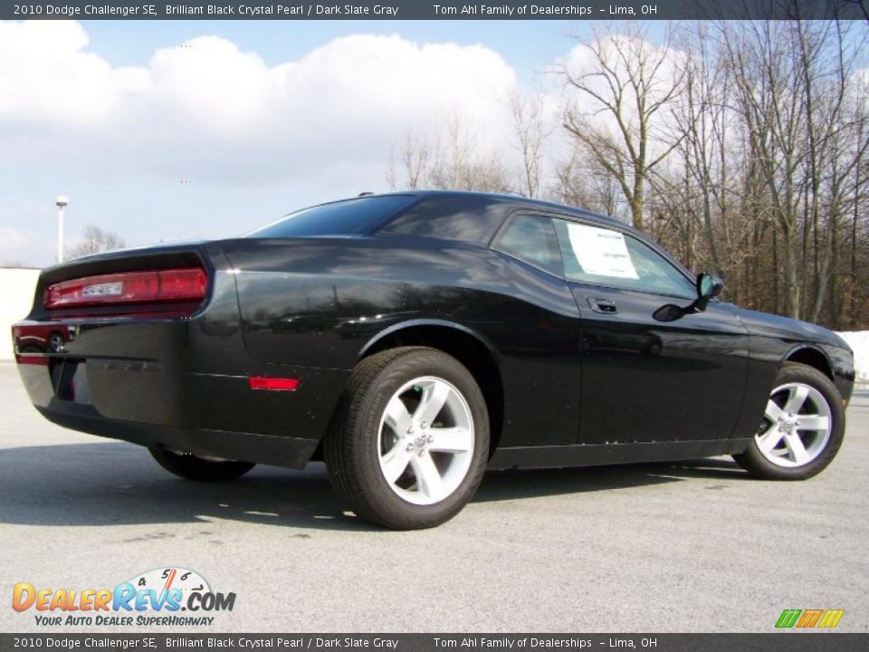 2010 Dodge Challenger SE Brilliant Black Crystal Pearl / Dark Slate Gray Photo #8