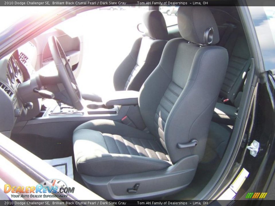2010 Dodge Challenger SE Brilliant Black Crystal Pearl / Dark Slate Gray Photo #10