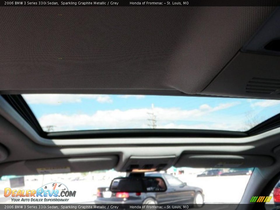 2006 BMW 3 Series 330i Sedan Sparkling Graphite Metallic / Grey Photo #11
