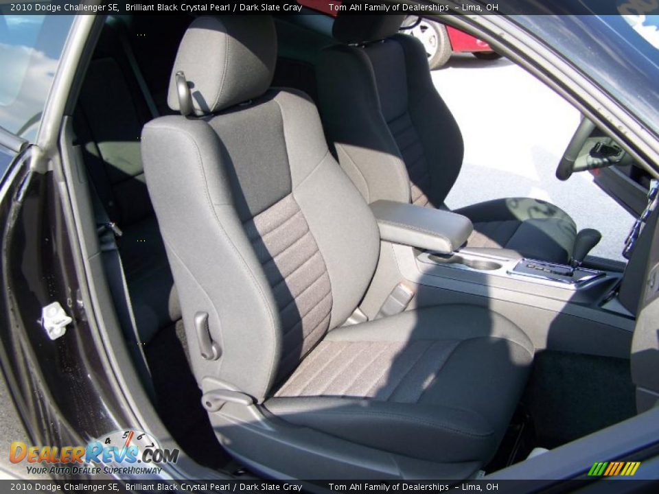 2010 Dodge Challenger SE Brilliant Black Crystal Pearl / Dark Slate Gray Photo #12