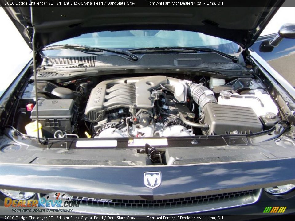 2010 Dodge Challenger SE Brilliant Black Crystal Pearl / Dark Slate Gray Photo #15