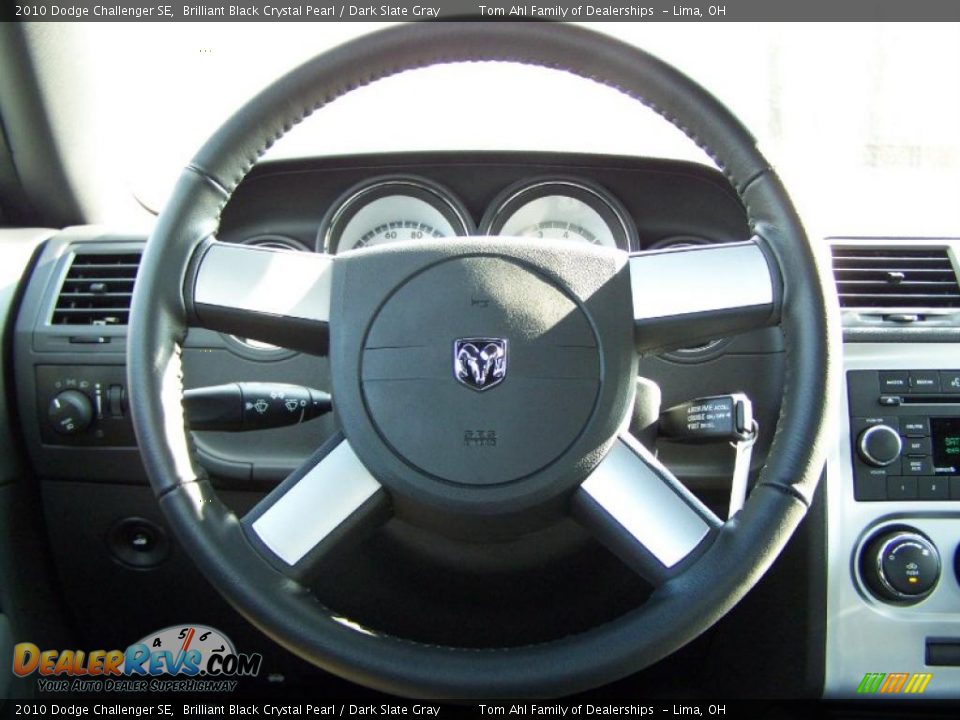 2010 Dodge Challenger SE Brilliant Black Crystal Pearl / Dark Slate Gray Photo #17