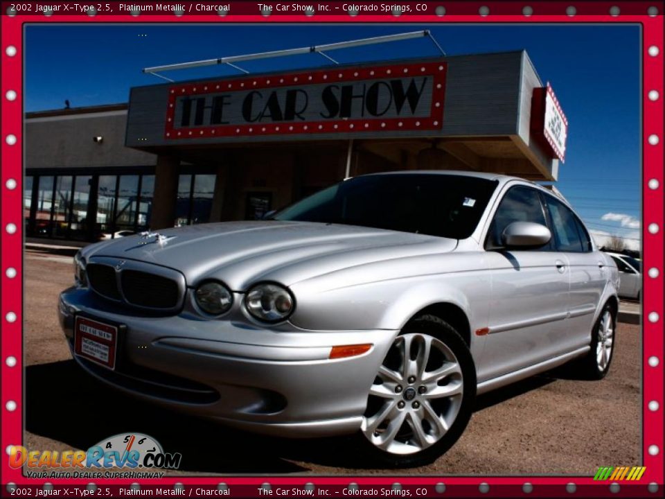 2002 Jaguar X-Type 2.5 Platinum Metallic / Charcoal Photo #1
