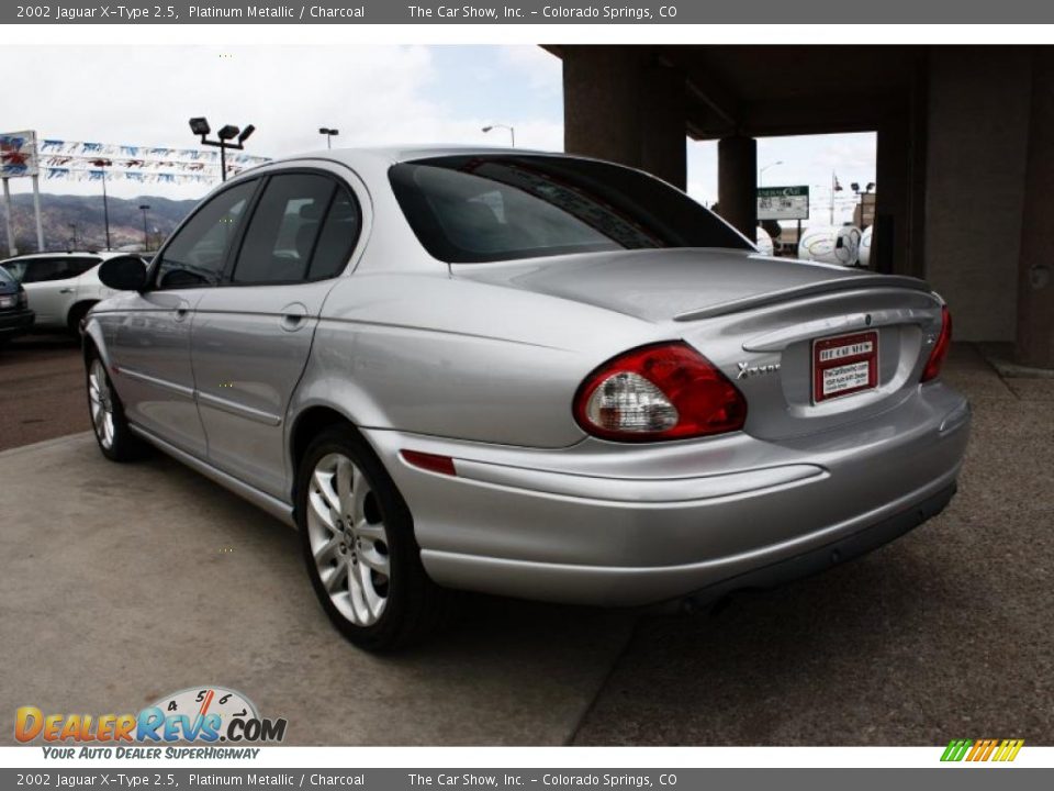 2002 Jaguar X-Type 2.5 Platinum Metallic / Charcoal Photo #5