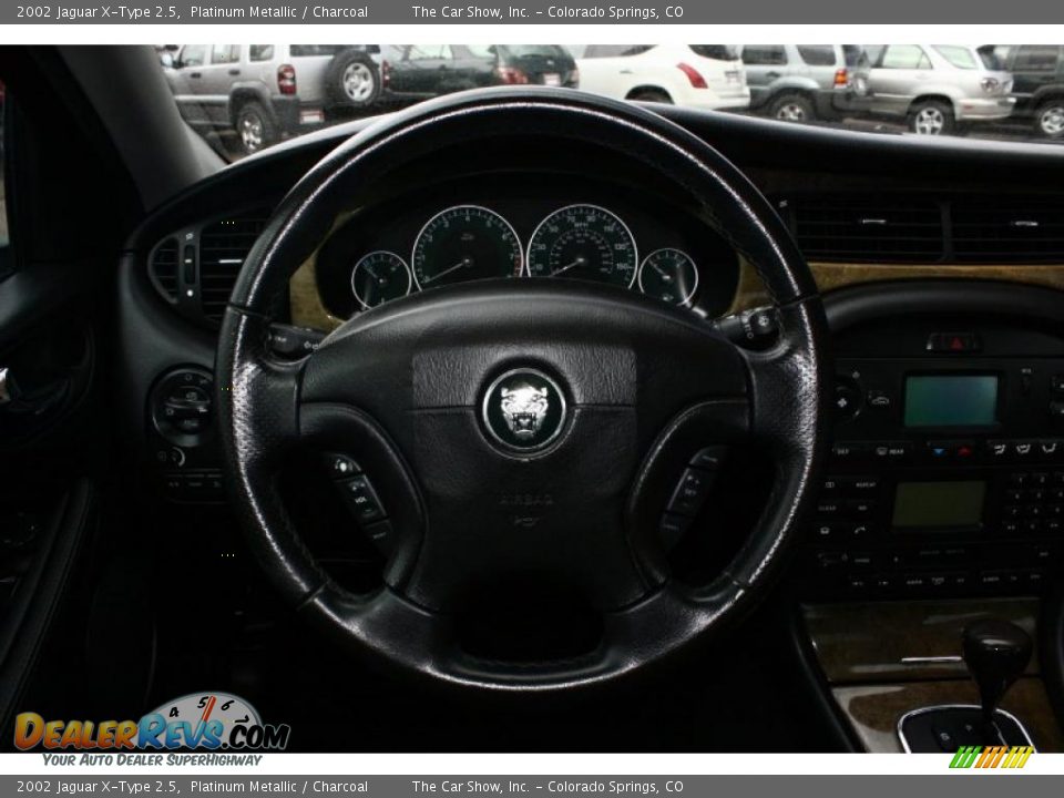 2002 Jaguar X-Type 2.5 Platinum Metallic / Charcoal Photo #8