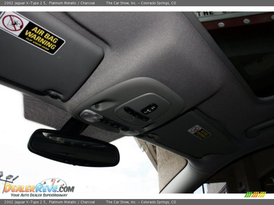 2002 Jaguar X-Type 2.5 Platinum Metallic / Charcoal Photo #11