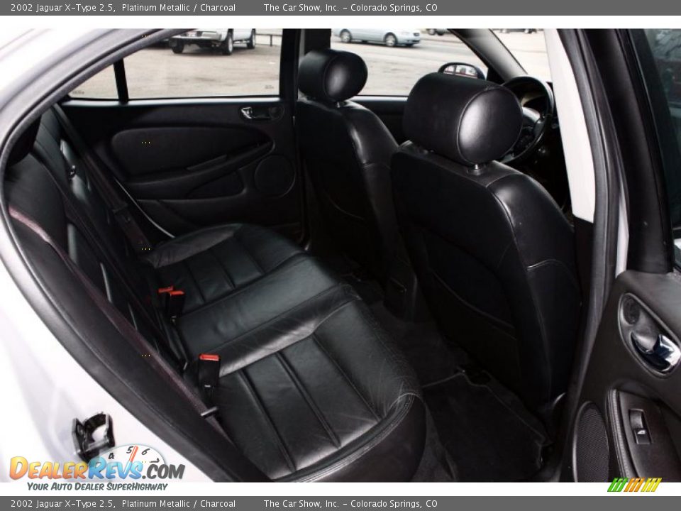 2002 Jaguar X-Type 2.5 Platinum Metallic / Charcoal Photo #13