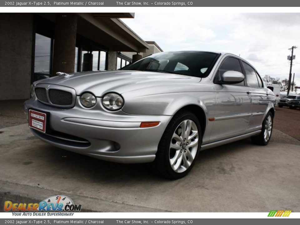2002 Jaguar X-Type 2.5 Platinum Metallic / Charcoal Photo #15