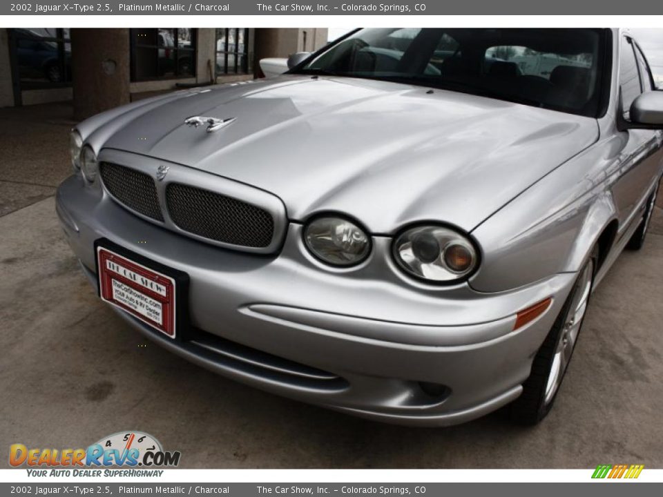 2002 Jaguar X-Type 2.5 Platinum Metallic / Charcoal Photo #16