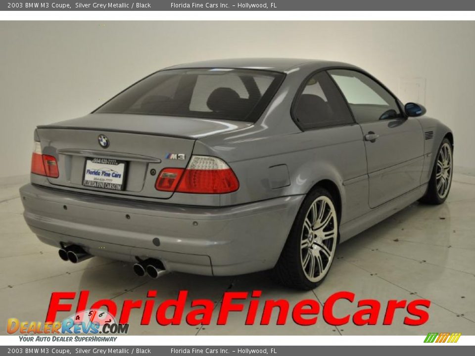 2003 BMW M3 Coupe Silver Grey Metallic / Black Photo #2