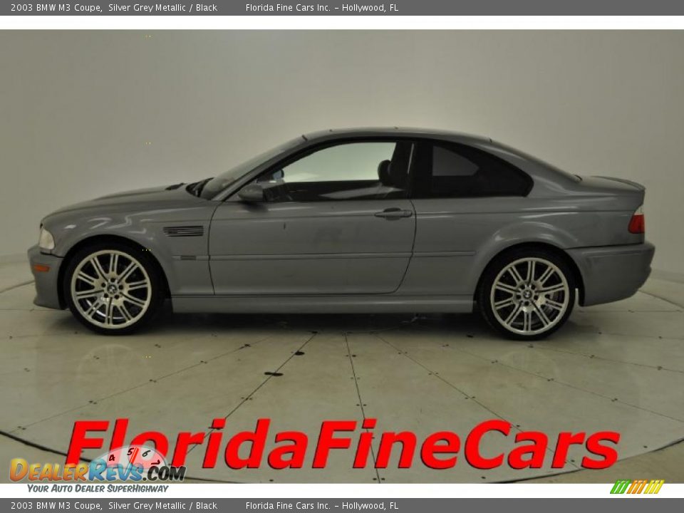 2003 BMW M3 Coupe Silver Grey Metallic / Black Photo #3