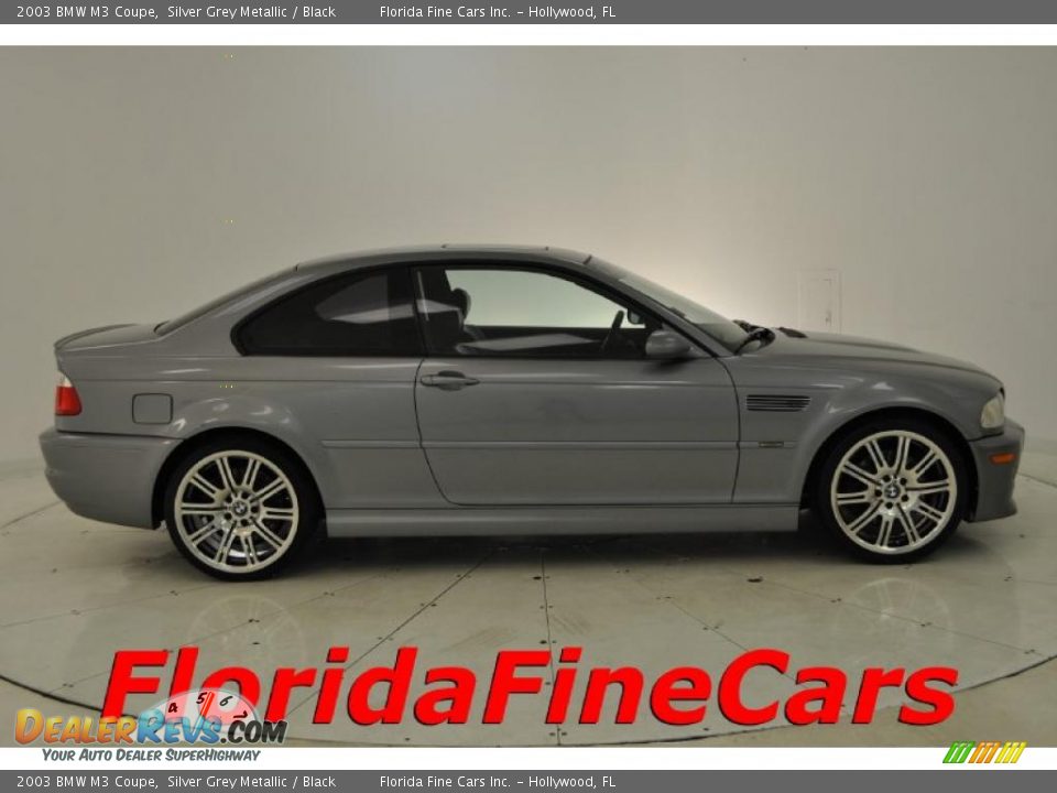 2003 BMW M3 Coupe Silver Grey Metallic / Black Photo #4