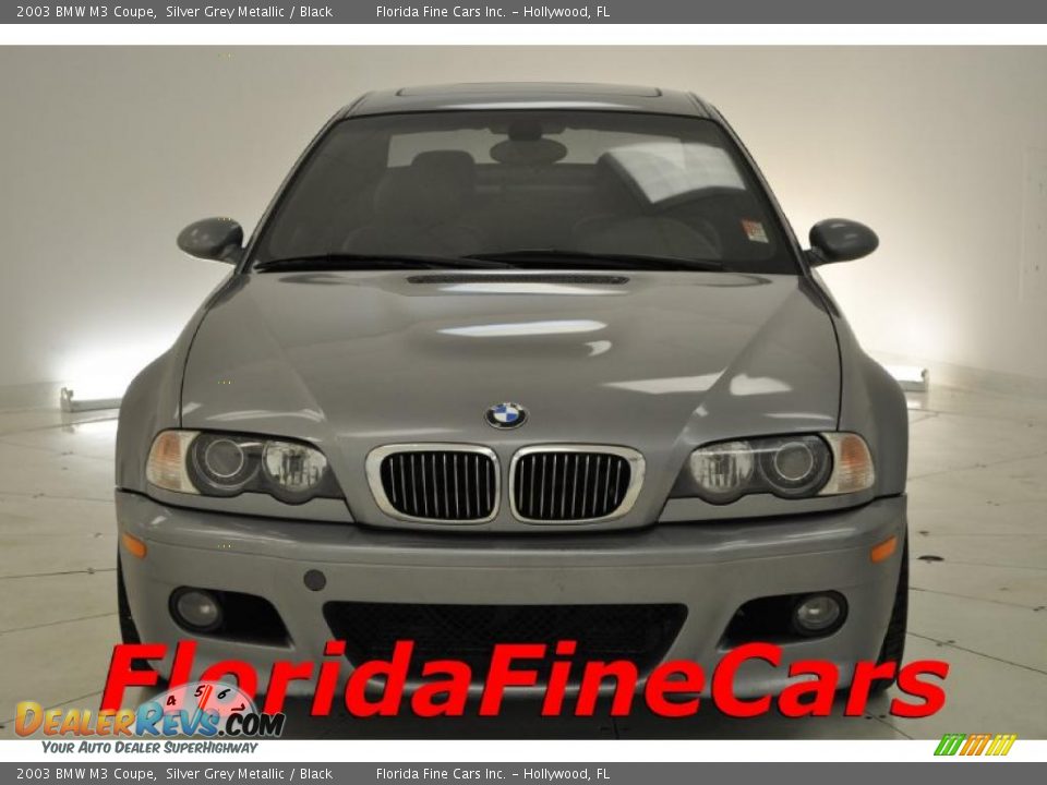 2003 BMW M3 Coupe Silver Grey Metallic / Black Photo #5
