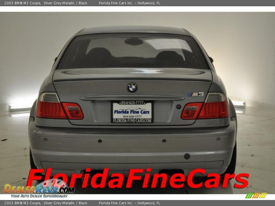 2003 BMW M3 Coupe Silver Grey Metallic / Black Photo #6