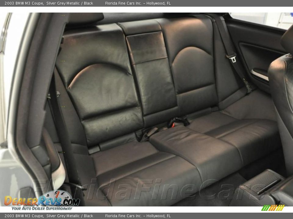 2003 BMW M3 Coupe Silver Grey Metallic / Black Photo #14
