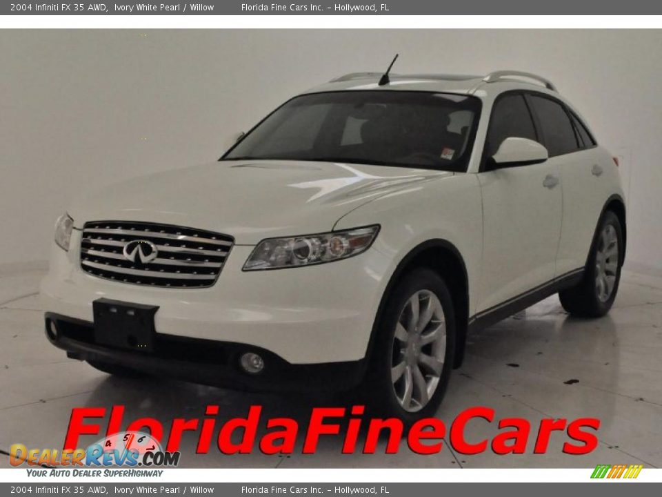 2004 Infiniti FX 35 AWD Ivory White Pearl / Willow Photo #1