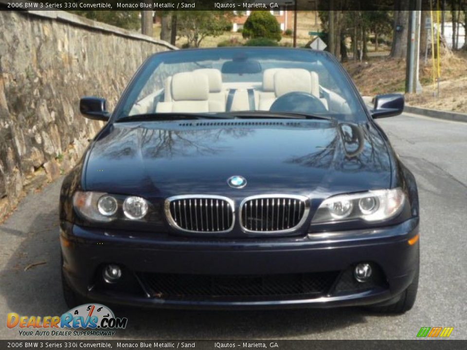 2006 BMW 3 Series 330i Convertible Monaco Blue Metallic / Sand Photo #5