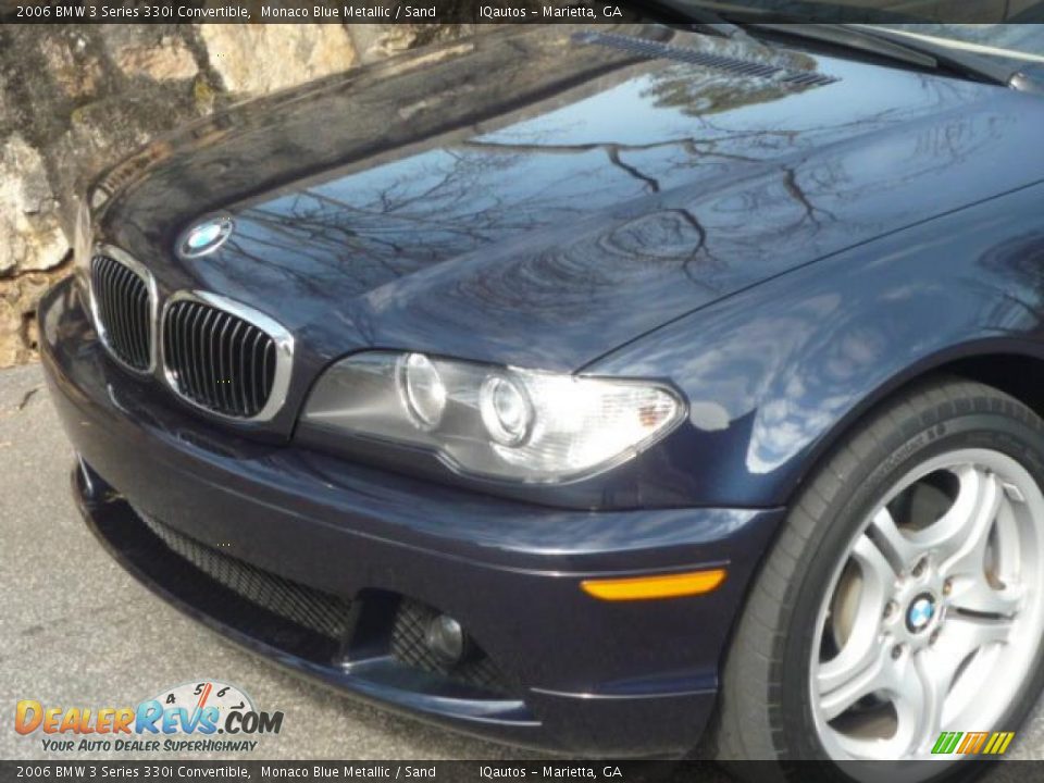 2006 BMW 3 Series 330i Convertible Monaco Blue Metallic / Sand Photo #19