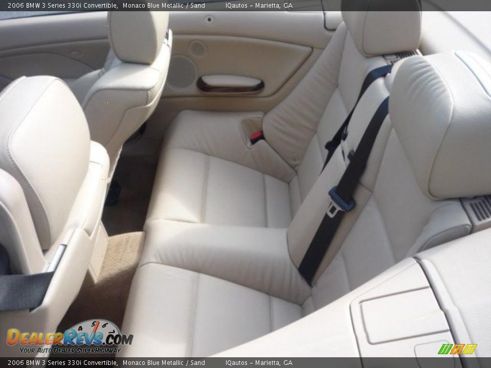 2006 BMW 3 Series 330i Convertible Monaco Blue Metallic / Sand Photo #29