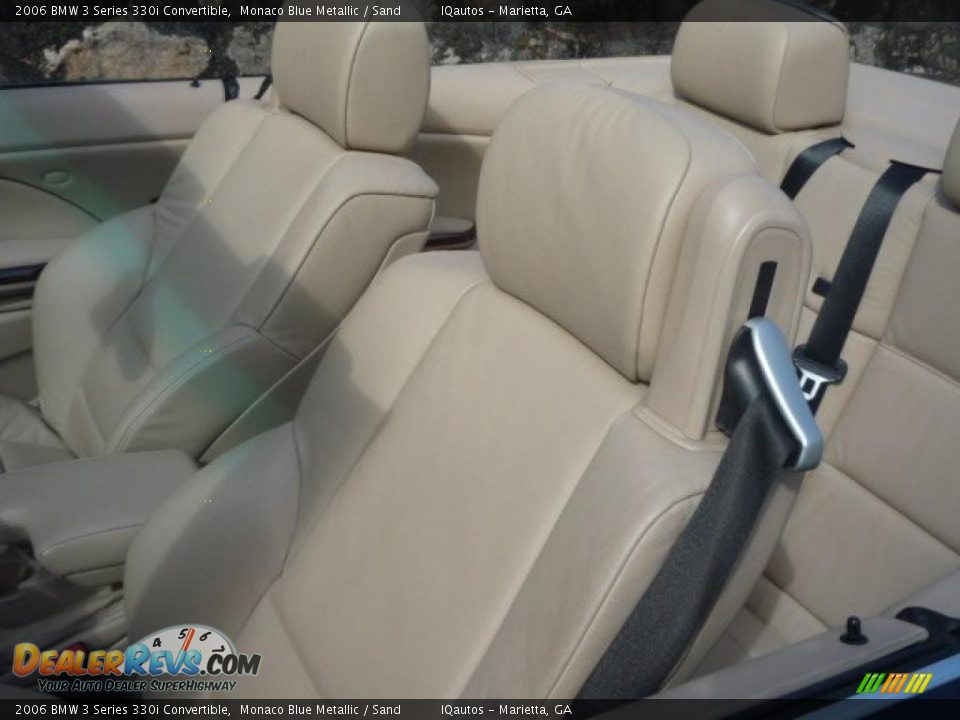 2006 BMW 3 Series 330i Convertible Monaco Blue Metallic / Sand Photo #31