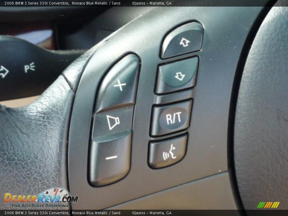 2006 BMW 3 Series 330i Convertible Monaco Blue Metallic / Sand Photo #32