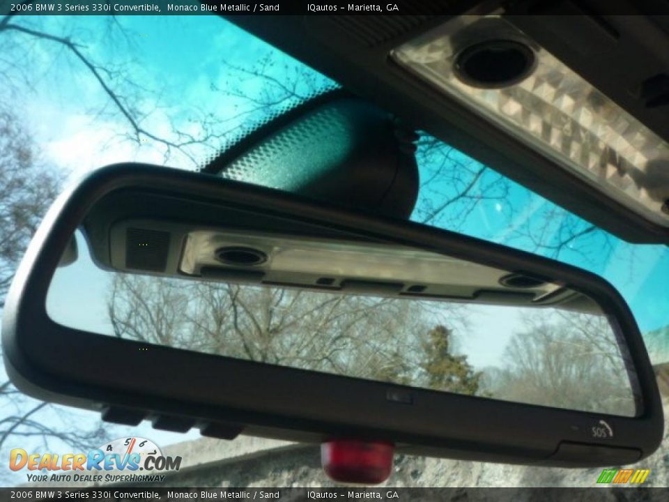 2006 BMW 3 Series 330i Convertible Monaco Blue Metallic / Sand Photo #36