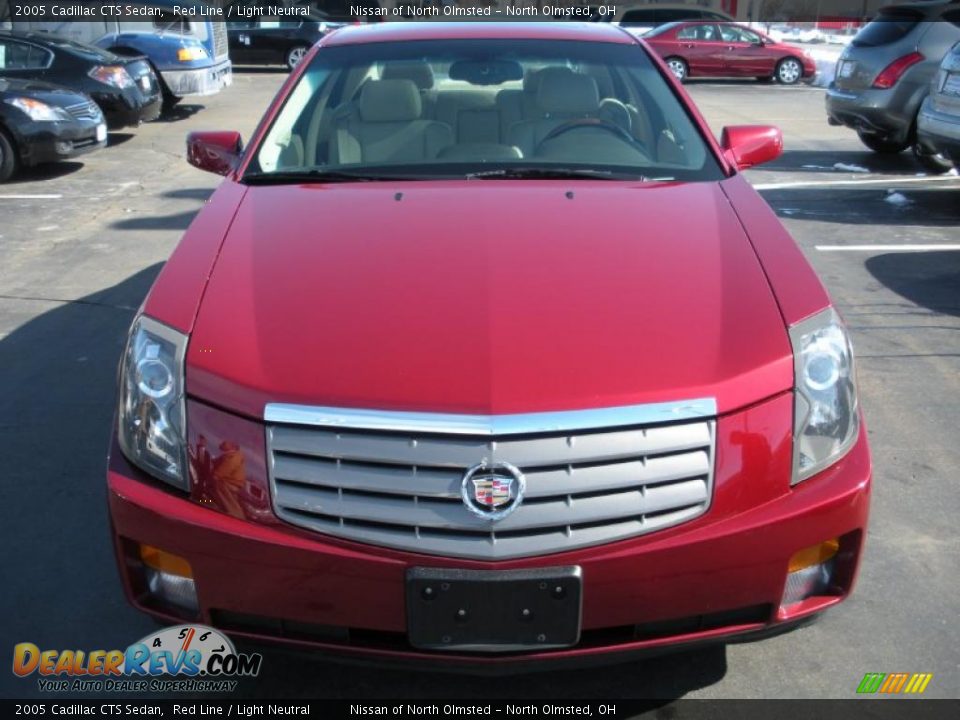 2005 Cadillac CTS Sedan Red Line / Light Neutral Photo #2