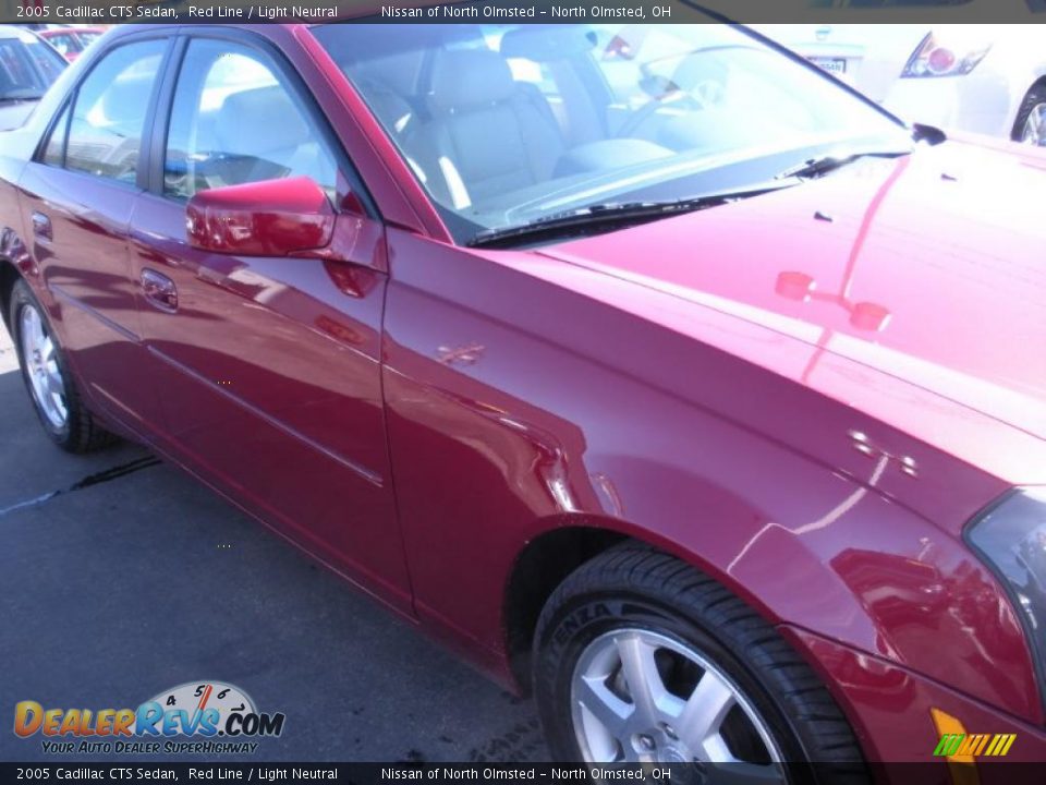 2005 Cadillac CTS Sedan Red Line / Light Neutral Photo #4