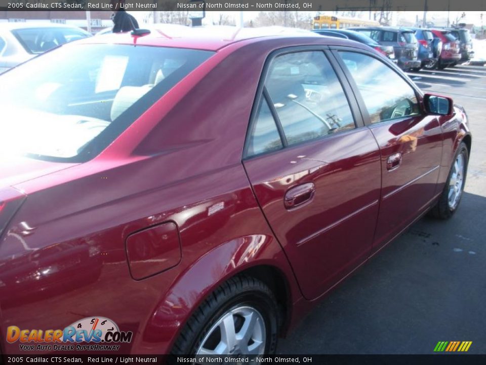 2005 Cadillac CTS Sedan Red Line / Light Neutral Photo #5