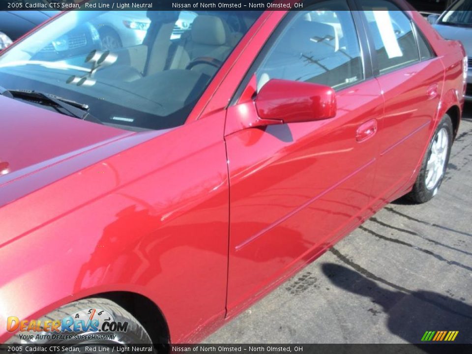 2005 Cadillac CTS Sedan Red Line / Light Neutral Photo #8