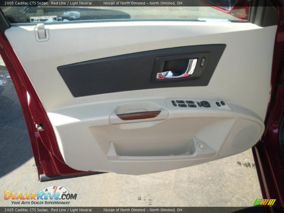 2005 Cadillac CTS Sedan Red Line / Light Neutral Photo #10
