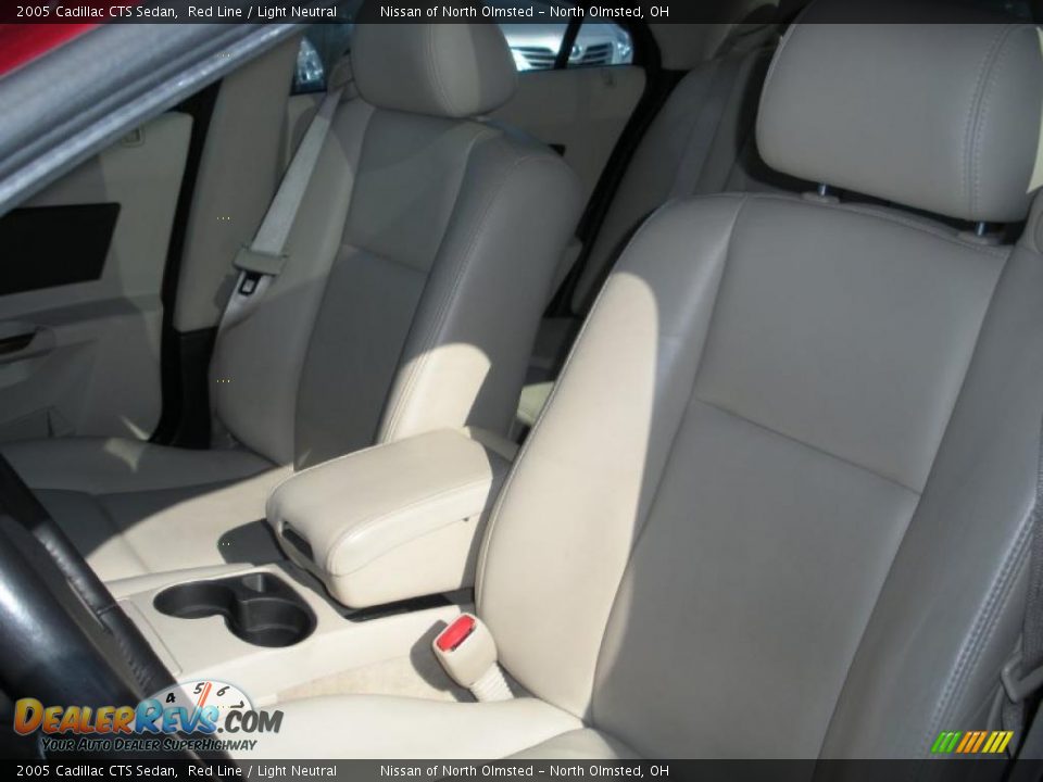 2005 Cadillac CTS Sedan Red Line / Light Neutral Photo #12