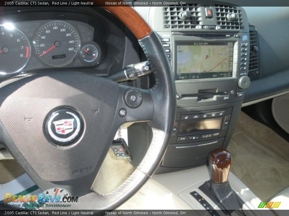 2005 Cadillac CTS Sedan Red Line / Light Neutral Photo #13
