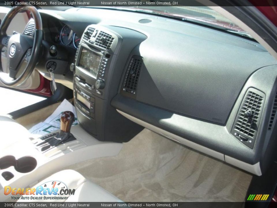 2005 Cadillac CTS Sedan Red Line / Light Neutral Photo #16
