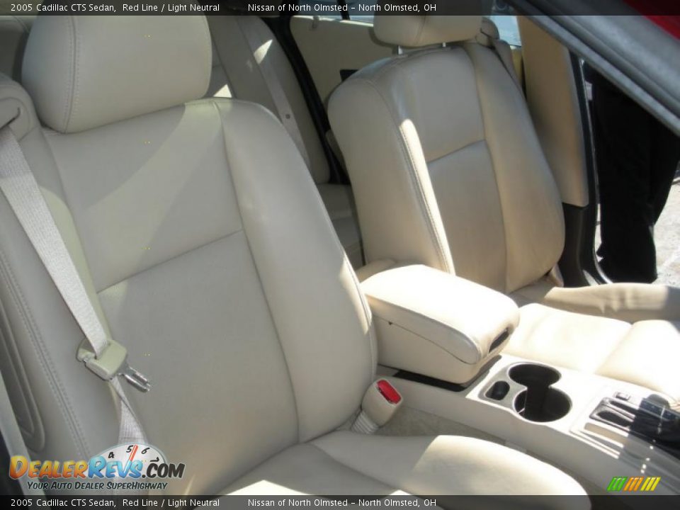 2005 Cadillac CTS Sedan Red Line / Light Neutral Photo #17