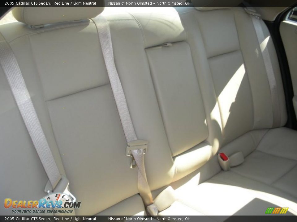 2005 Cadillac CTS Sedan Red Line / Light Neutral Photo #18
