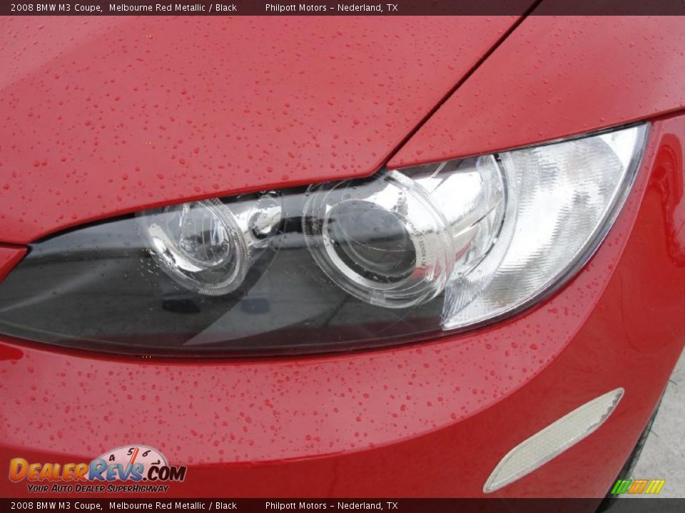 2008 BMW M3 Coupe Melbourne Red Metallic / Black Photo #10