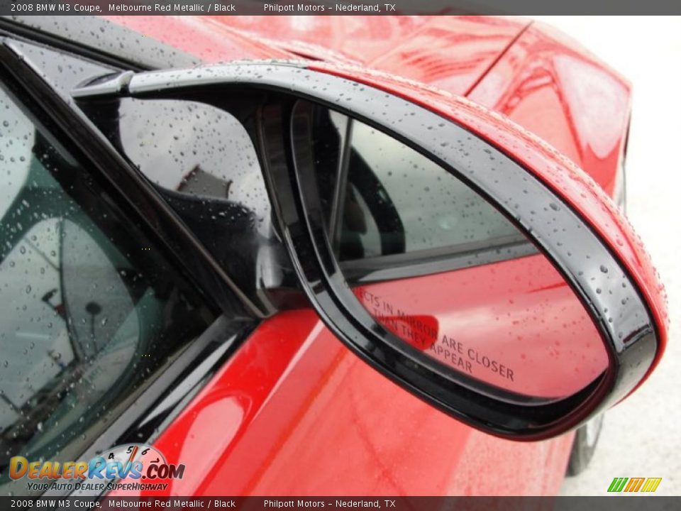 2008 BMW M3 Coupe Melbourne Red Metallic / Black Photo #19