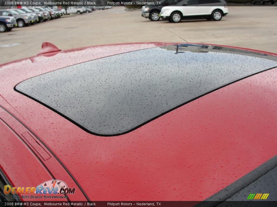 2008 BMW M3 Coupe Melbourne Red Metallic / Black Photo #20