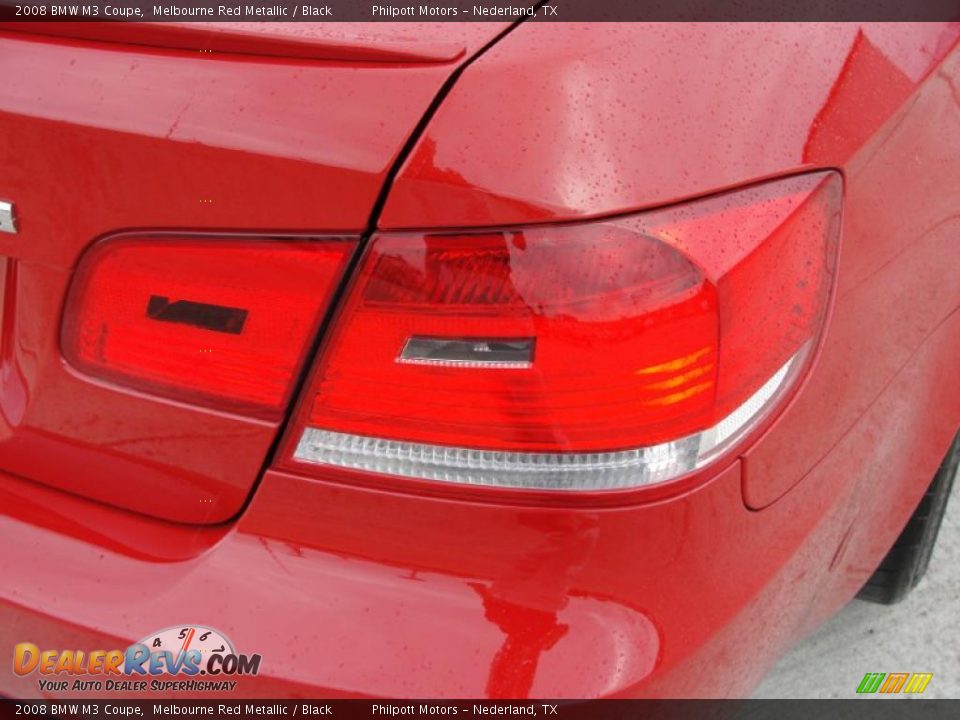 2008 BMW M3 Coupe Melbourne Red Metallic / Black Photo #21
