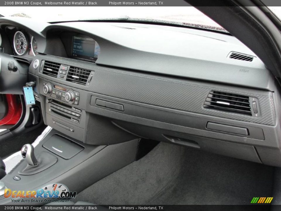 2008 BMW M3 Coupe Melbourne Red Metallic / Black Photo #26